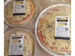 PIZZA 4 QUESOS. 4 PORCIONES. SIN TACC C/ALUMINIO