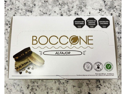 ALFAJOR VEGANO RELLENO CON PASTA DE MANÍ BOCCONE