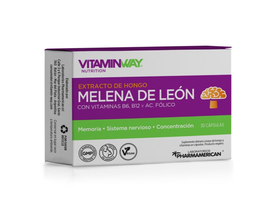 MELENA DE LEON X 30 CAPS. VITAMIN WAY
