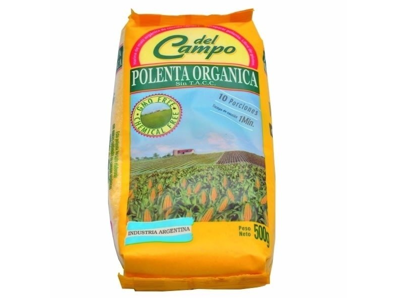 HARINA DE MAIZ ORGANICA DEL CAMPO X 500 GRS,