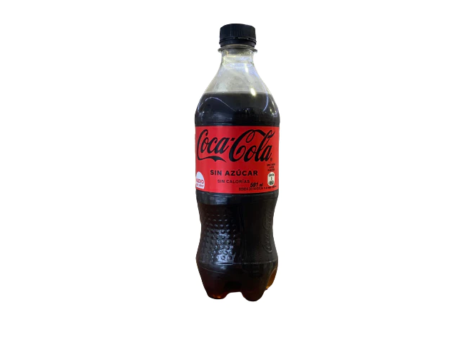 Gaseosa Coca Cola sin azúcar 500 ml