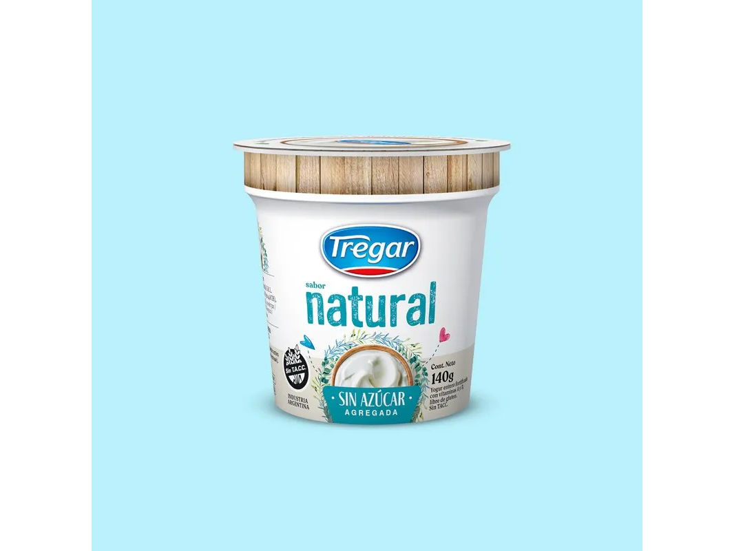 YOGURT NATURAL SIN ENDULZAR 140GR