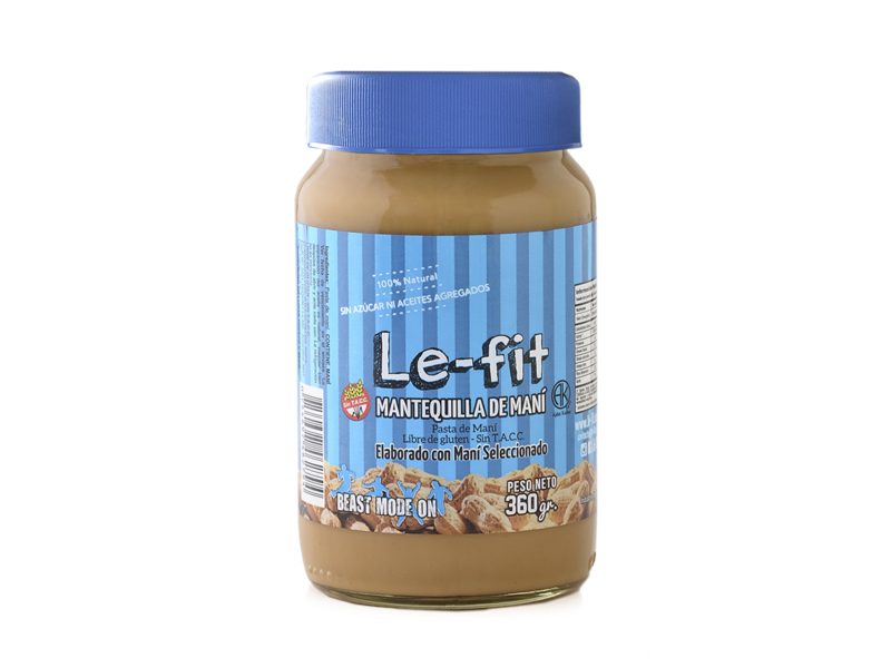 MANTEQUILLA DE MANI NATURAL LE-FIT