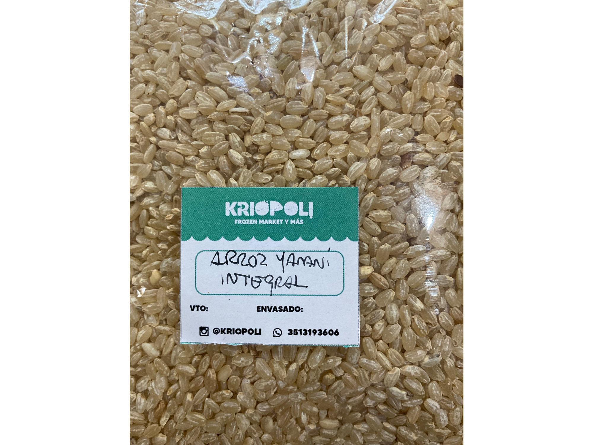 ARROZ YAMANI INTEGRAL