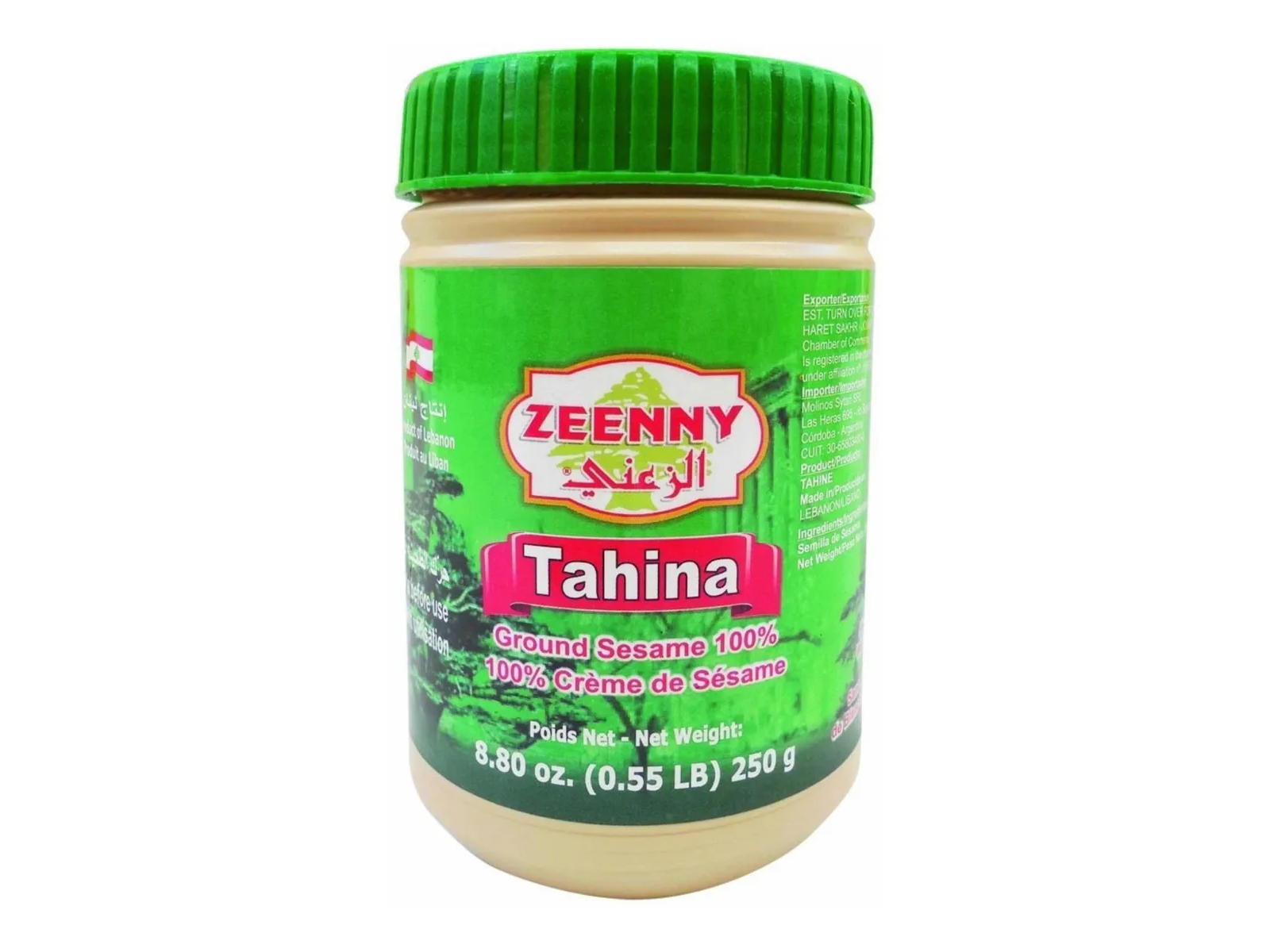 PASTA DE SESAMO TAHINA ZEENNY