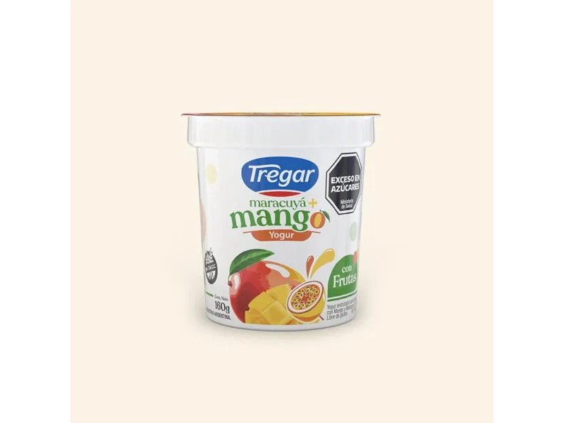 YOGURT DE MANGO Y MARACUYA  TREGAR