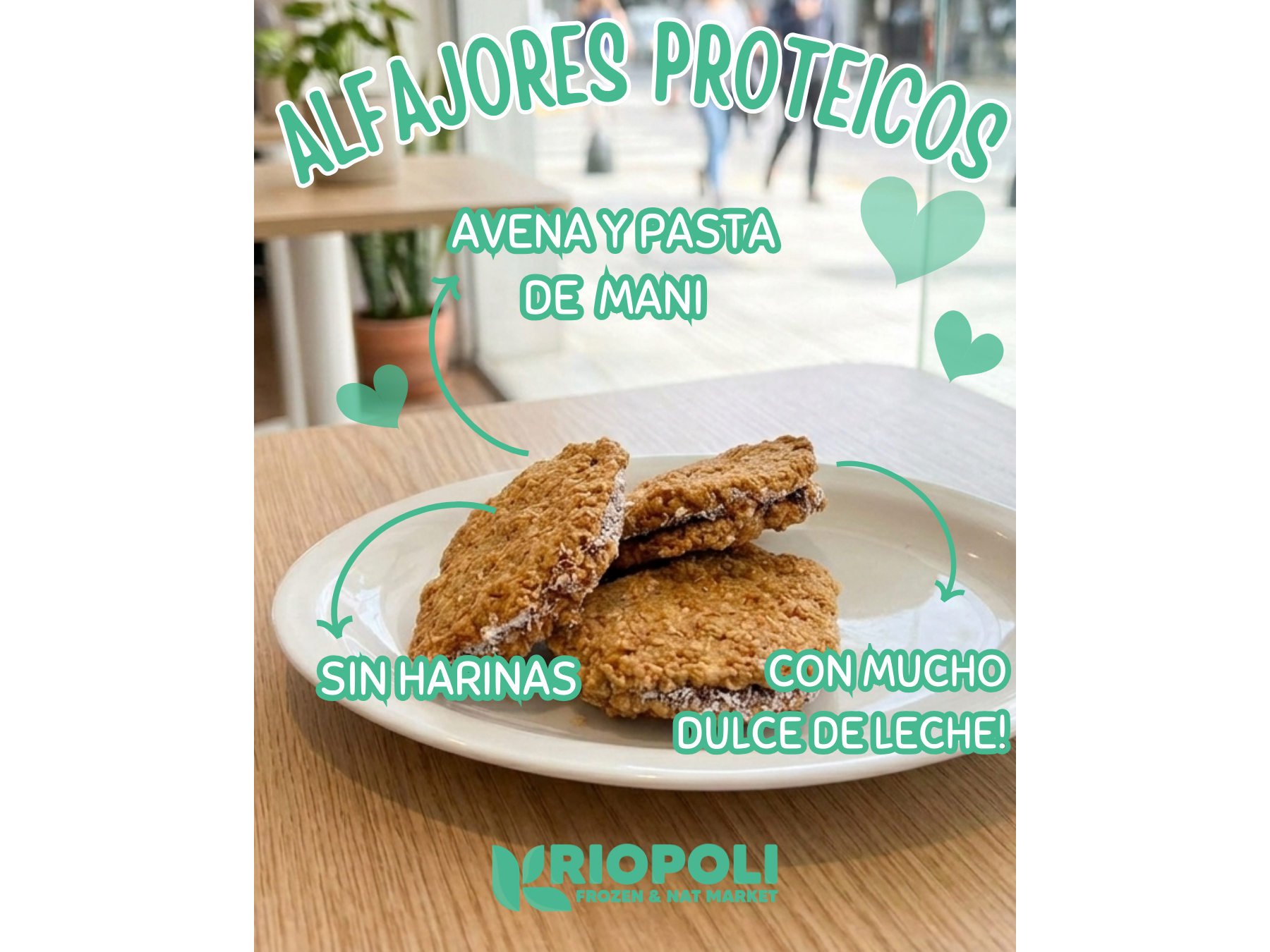 ALFAJORES PROTEICOS