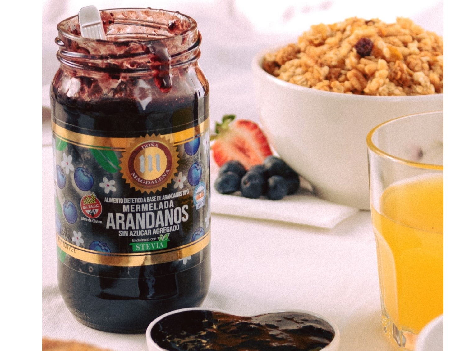MERMELADA DOÑA MAGADALENA CON STEVIA
