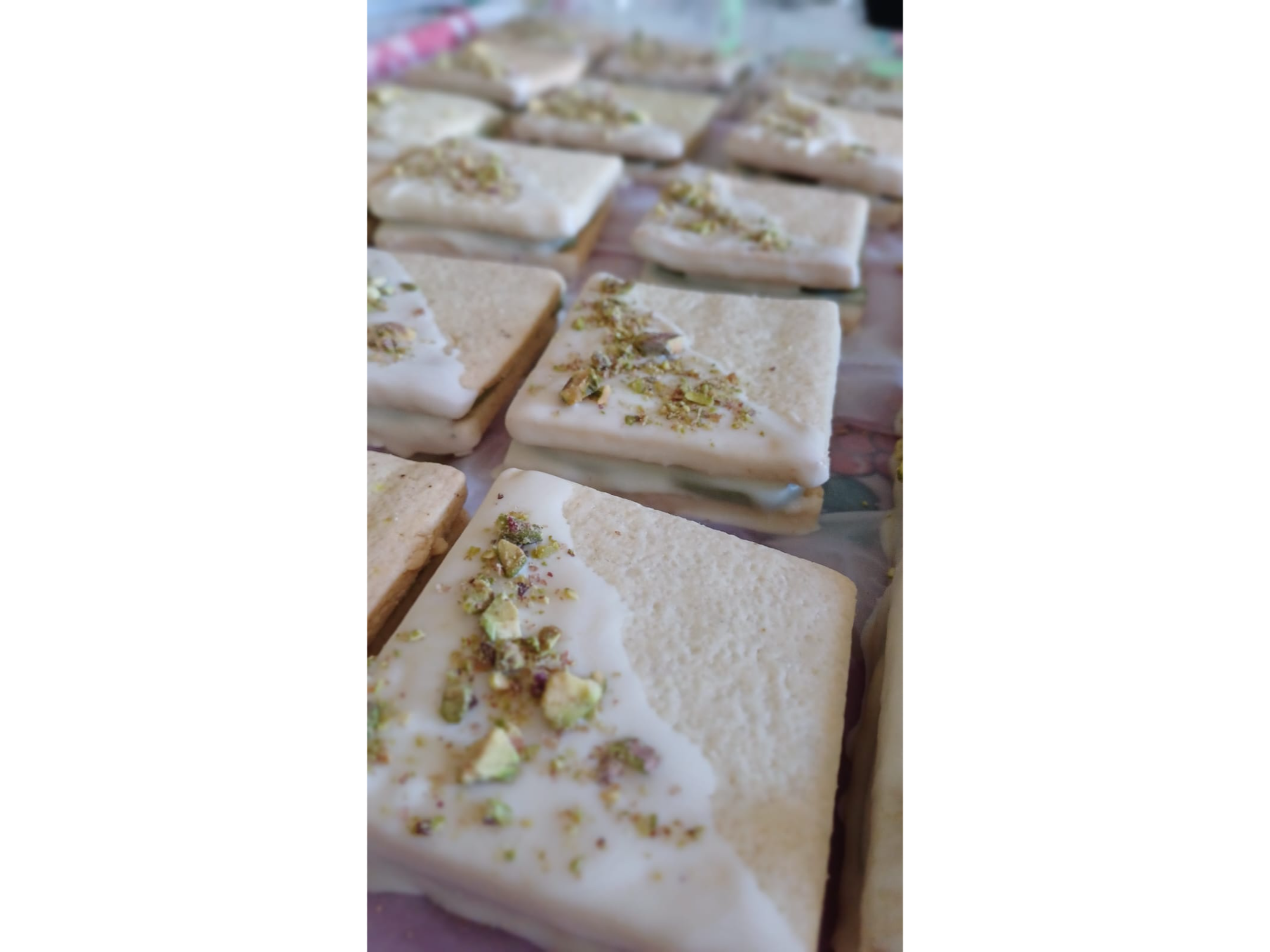 Alfajor pistacho