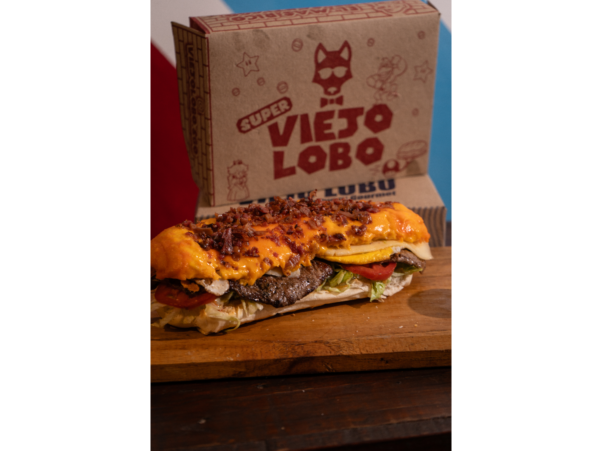 SUPER GRATINADO CHEDDAR, PANCETA Y VERDEO - Bife Filet