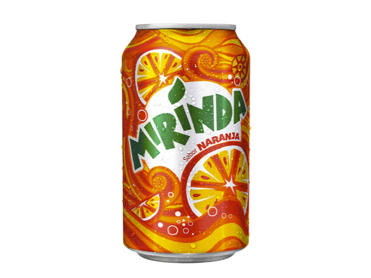 LATA MIRINDA NARANJA 354ml
