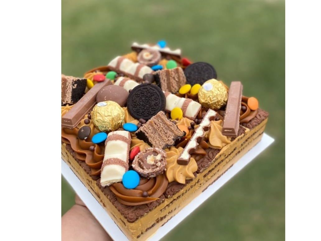 Chocotorta cuadrada candy