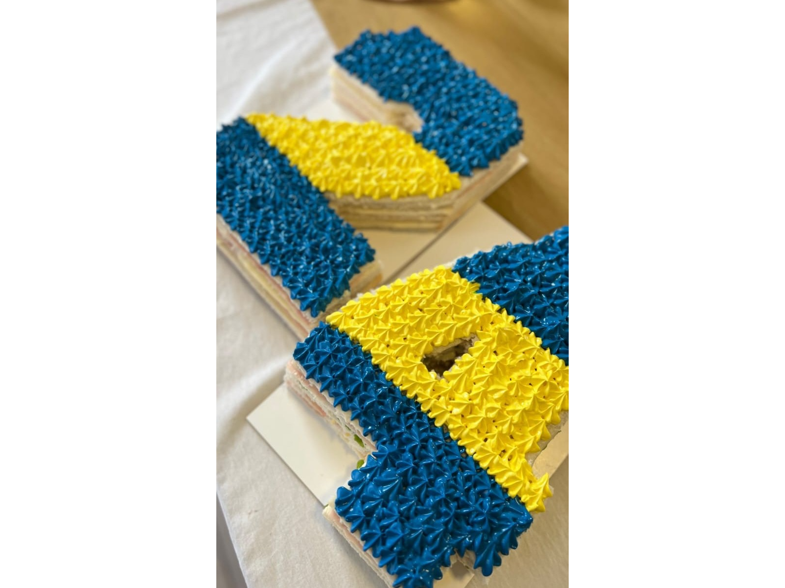 Torta salada de número