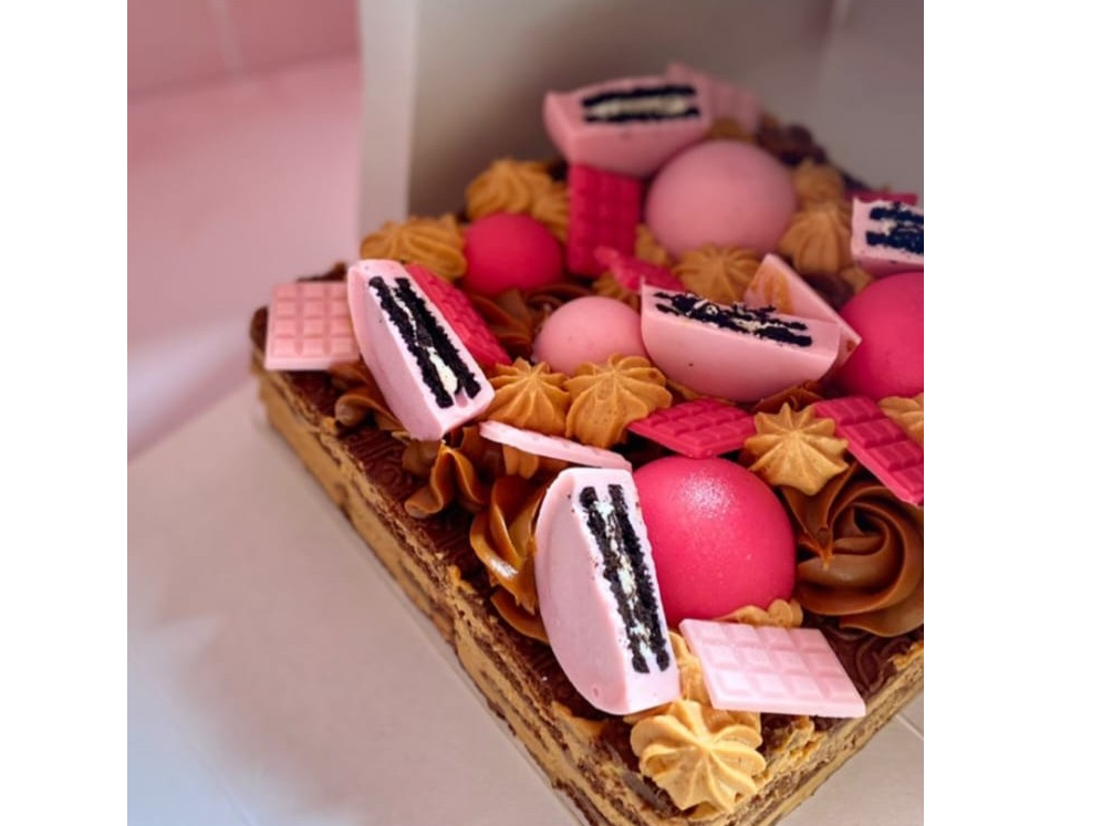 Chocotorta cuadrada personalizada