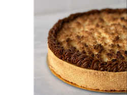 Tarta de coco y dulce de leche