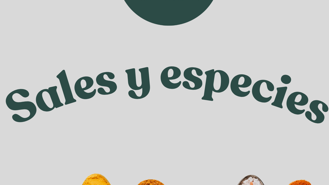 SALES y ESPECIES