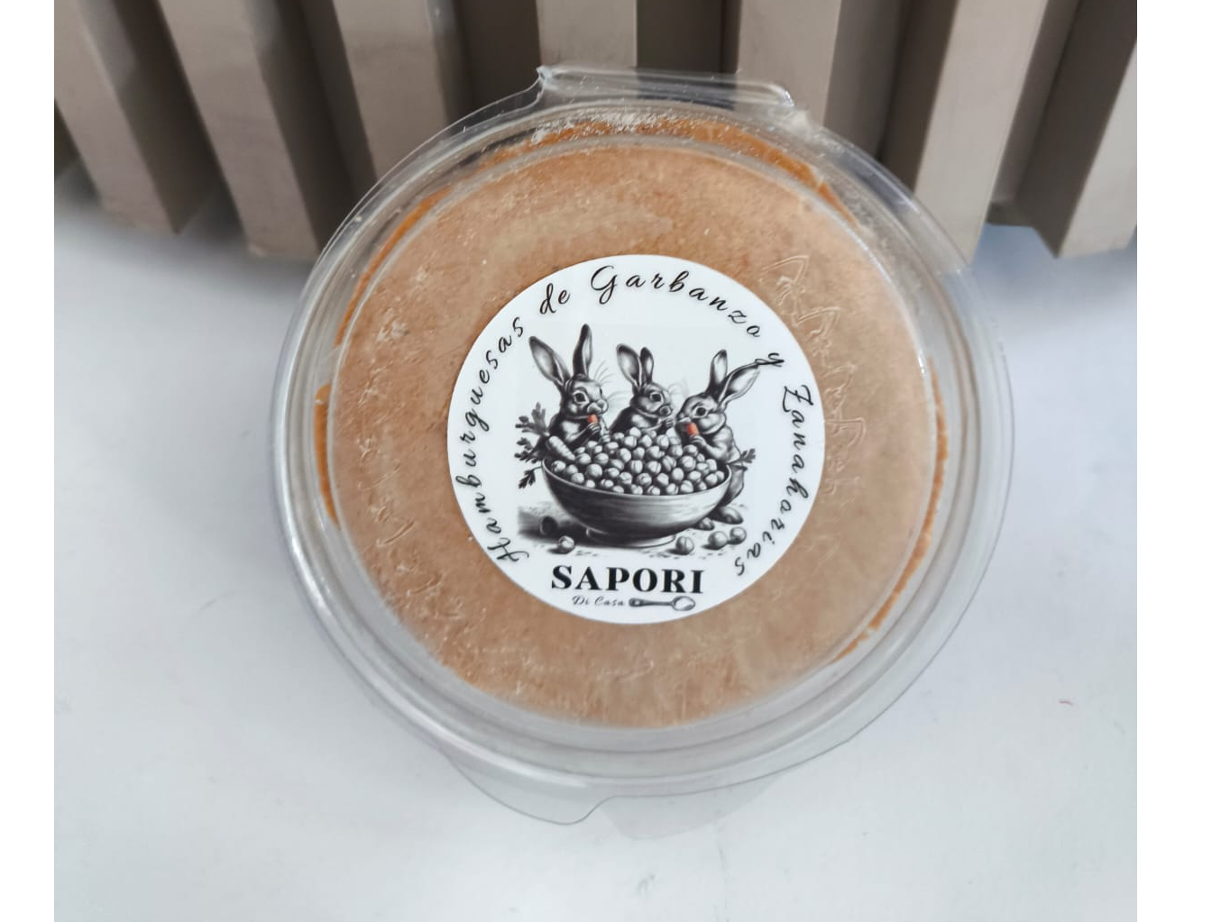 MEDALLONES DE GARBANZO y ZANAHORIA