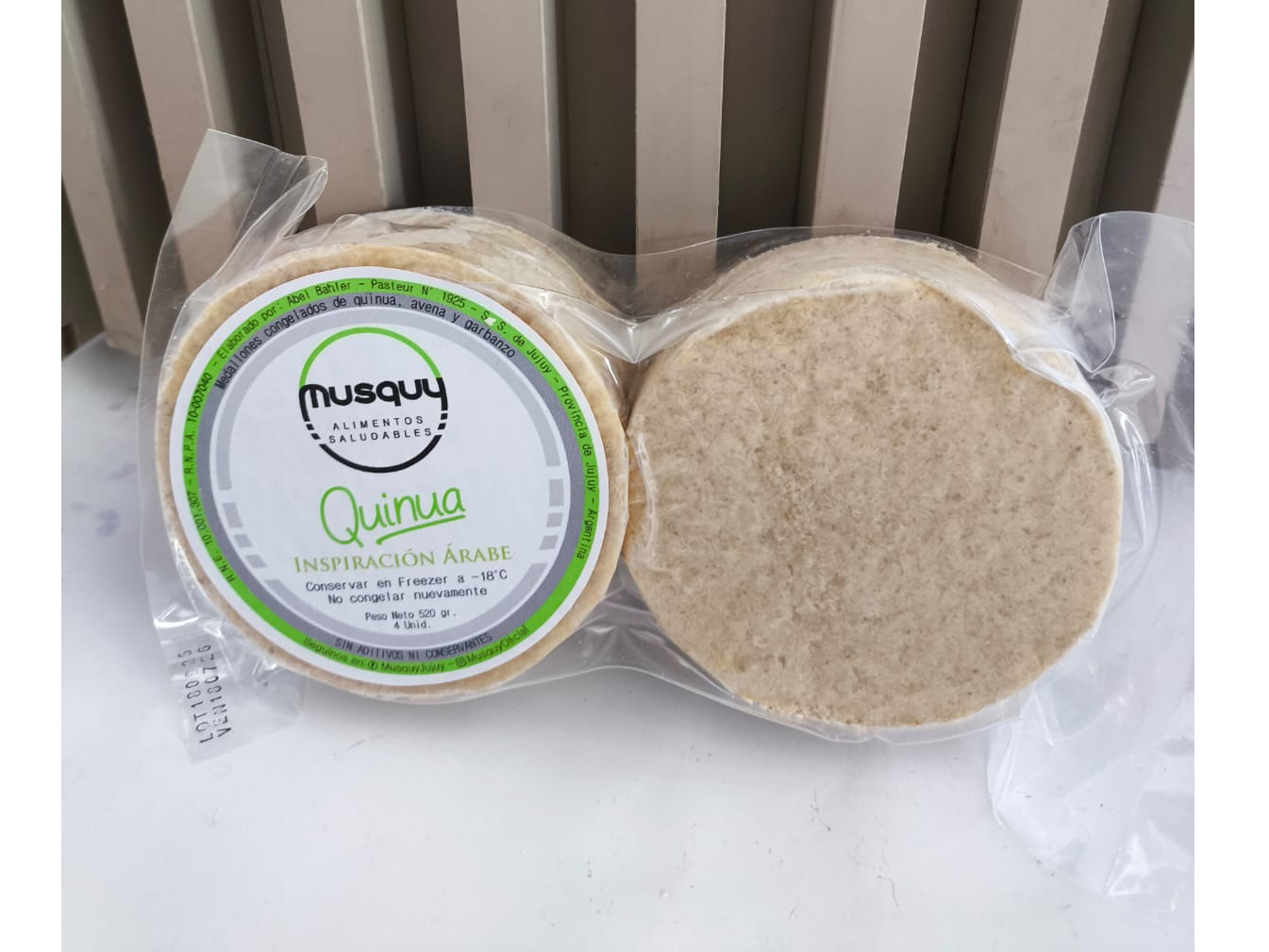 MEDALLONES DE QUINUA INSPIRACION ARABE