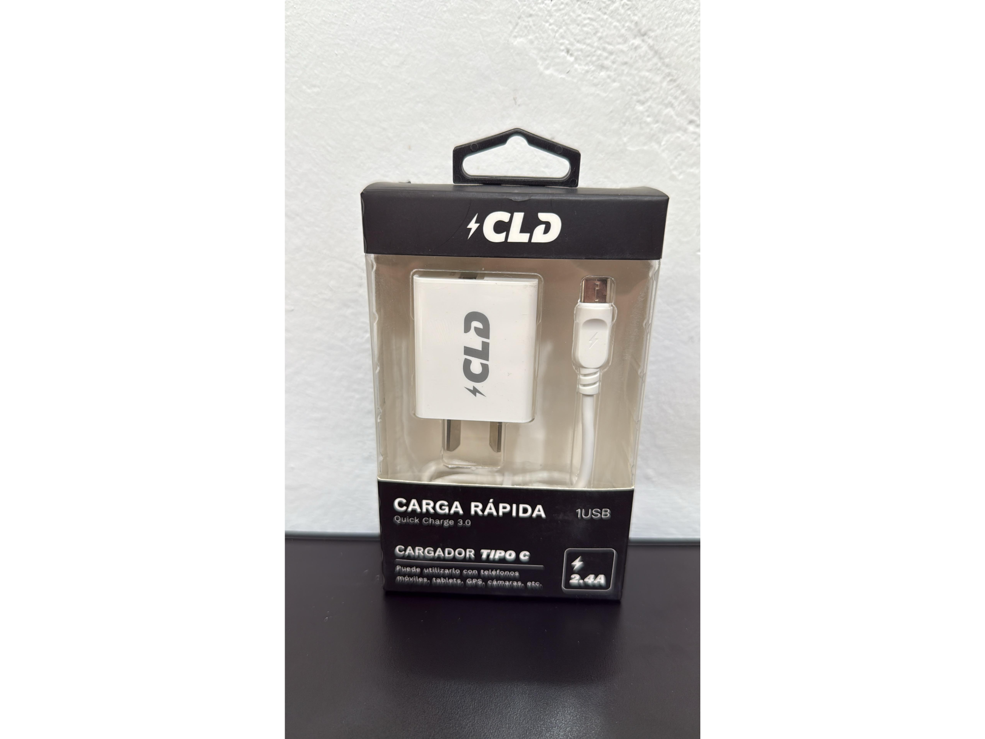 Cargador turbo usb 3.0 + cable TipoC