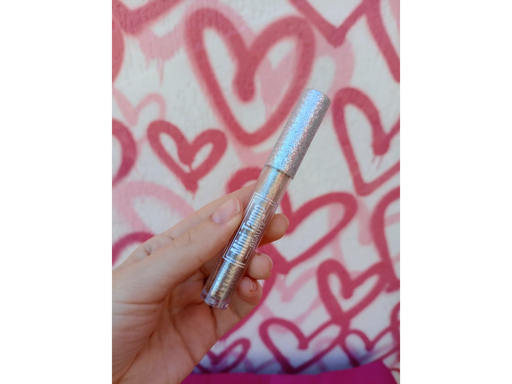 MASCARA DE PESTAÑAS CON GLITTER