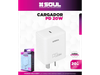 Cabezal Cargador 20w tipo C SOUL