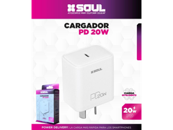 Cabezal Cargador 20w tipo C SOUL