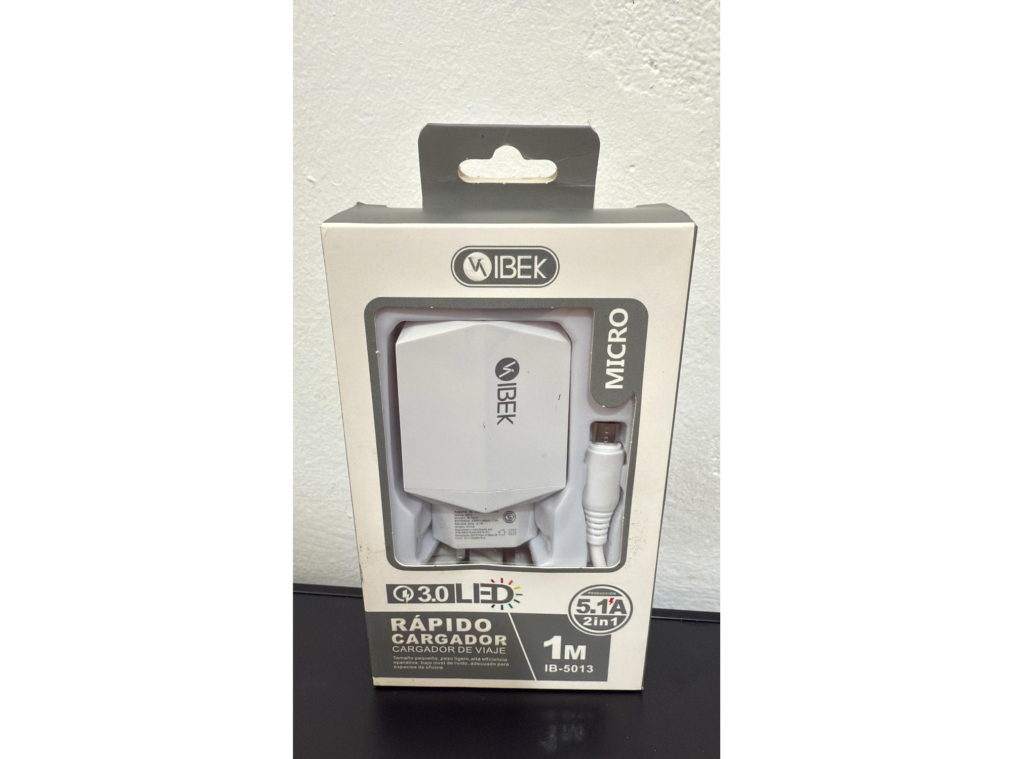 Cargador V8 turbo 3.0 + usb v8