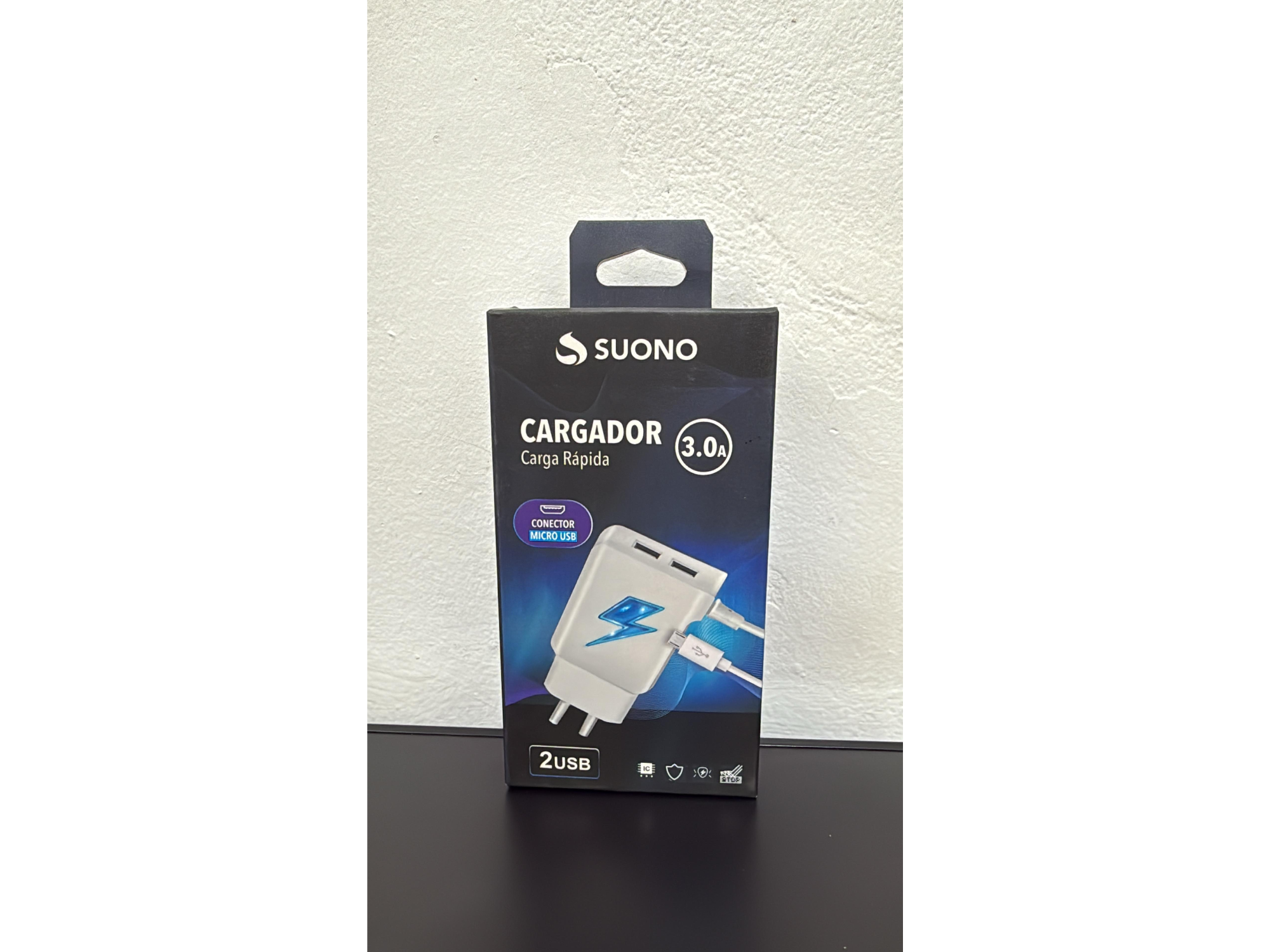 Cargador Eco tipo v8 completo