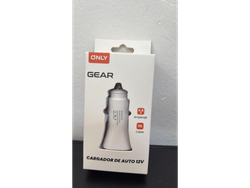 Cargador auto usb A + C + cable tipo c