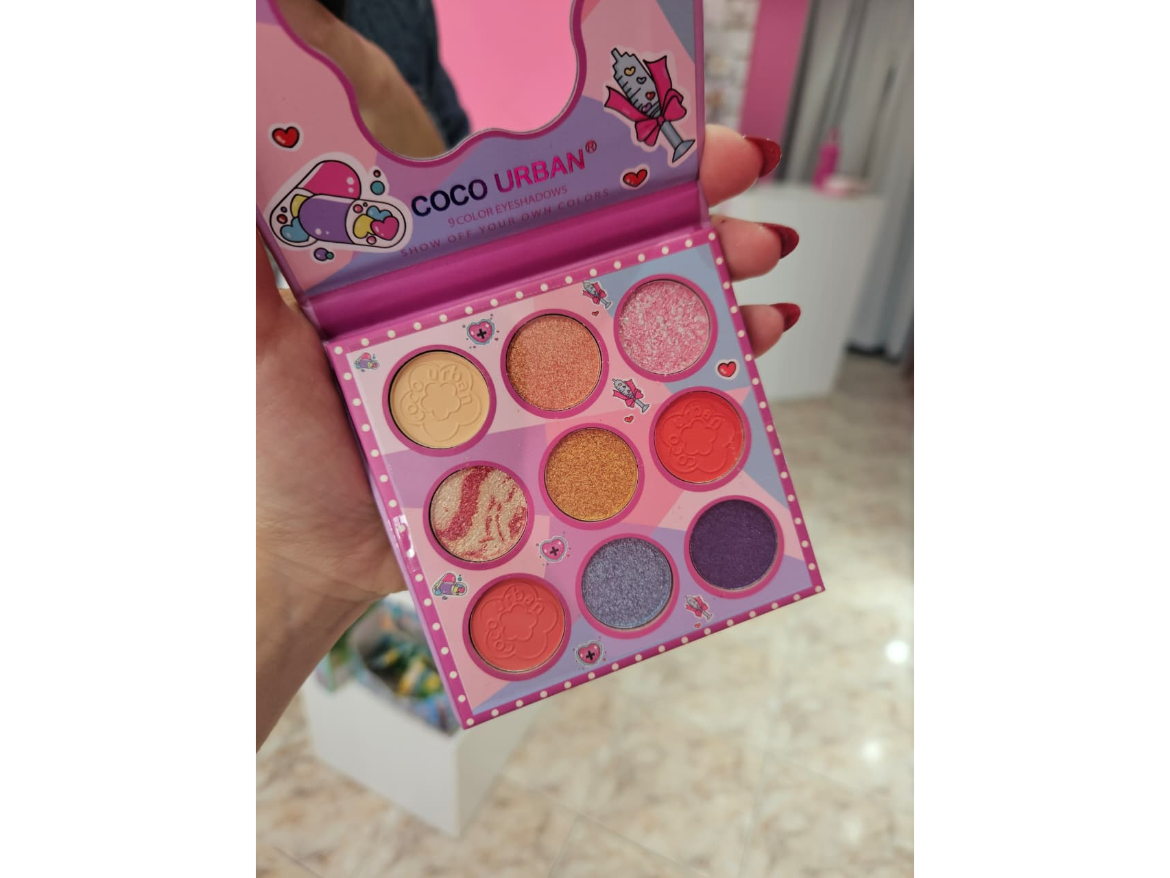 PALETA DE SOMBRAS COCO URBAN X9