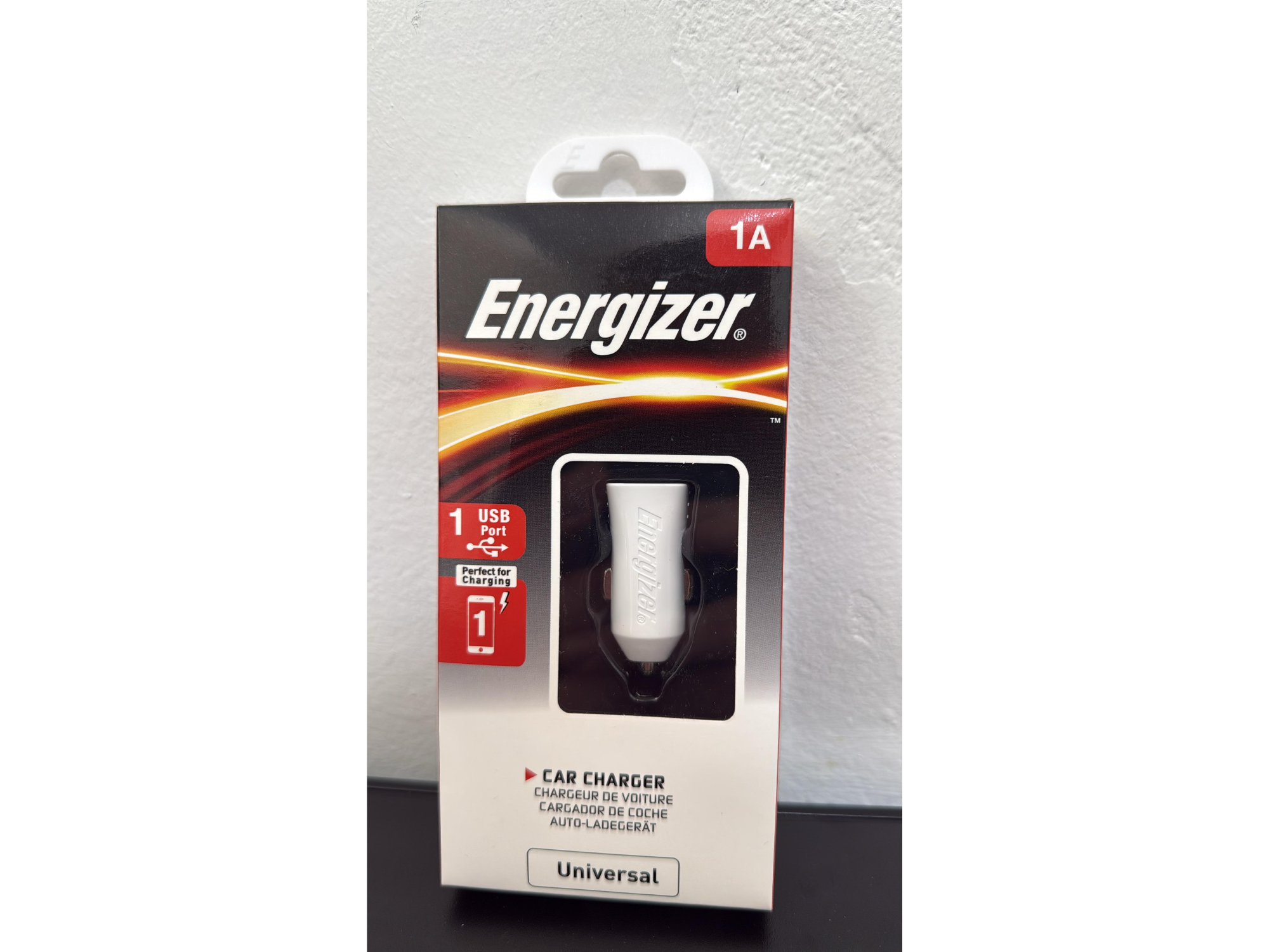 Cargador auto Energizer/metalico