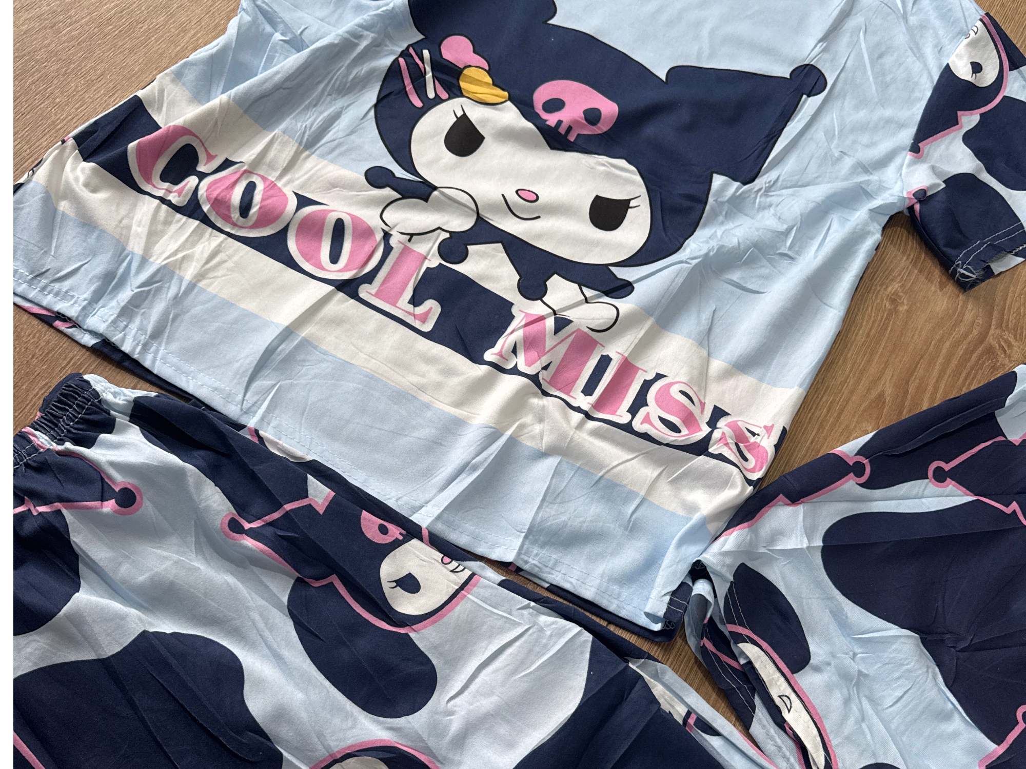 PIJAMA 3 PIEZAS KUROMI CELESTE