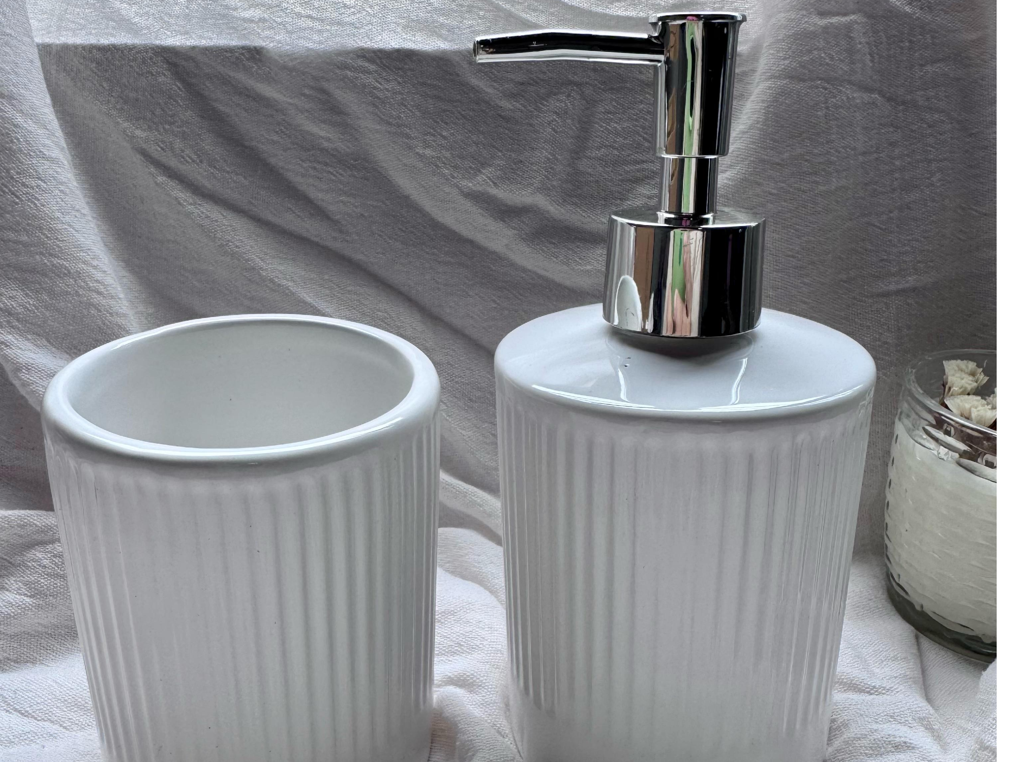 SET DE BAÑO BLANCO