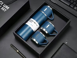 SET DE TERMO CON TAZAS AZUL