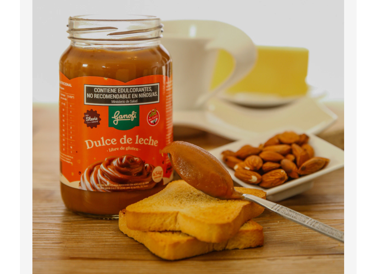 Dulce de leche con stevia sin tacc