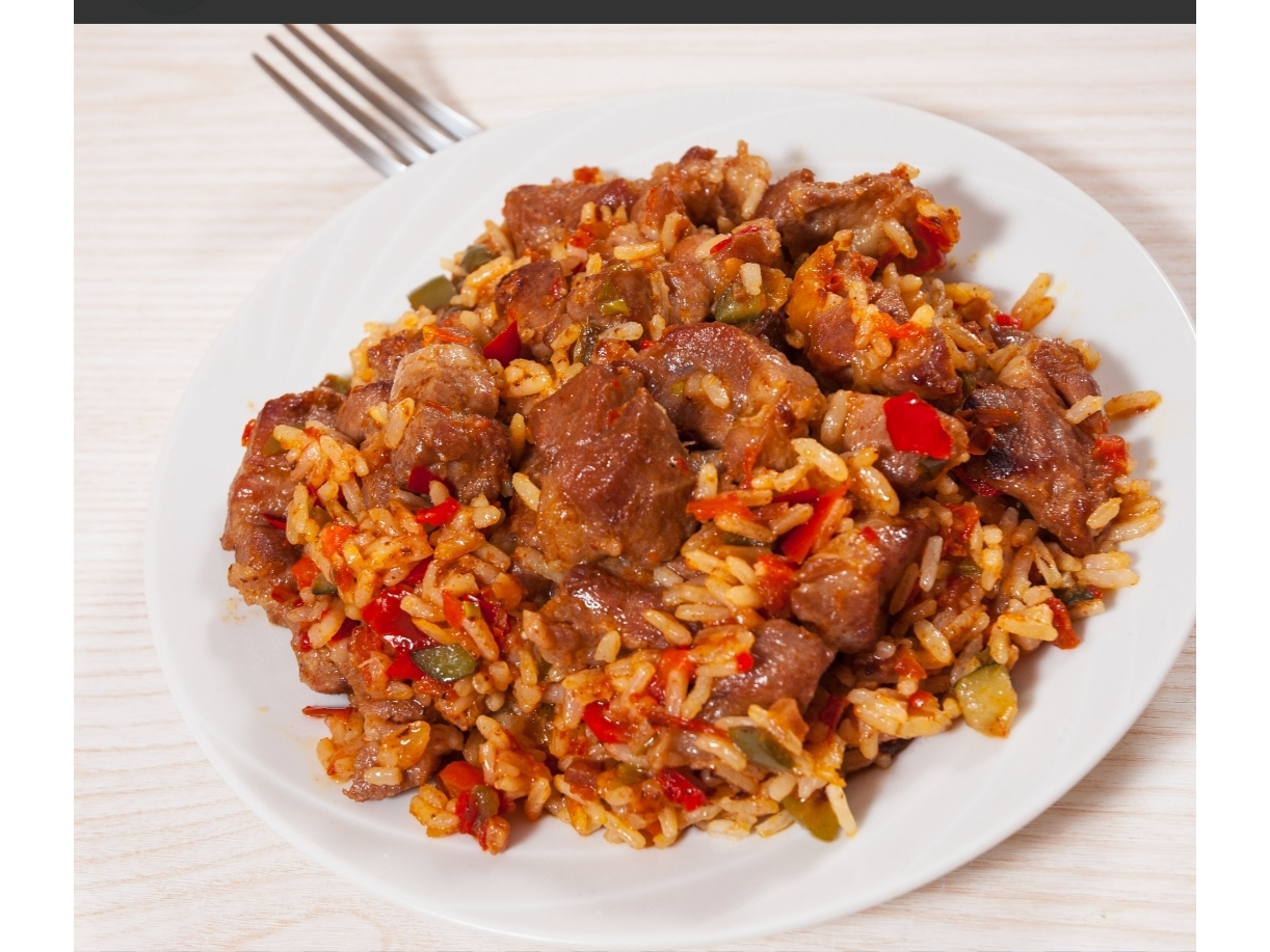Miercoles 7.  Guiso de Arroz con Carne