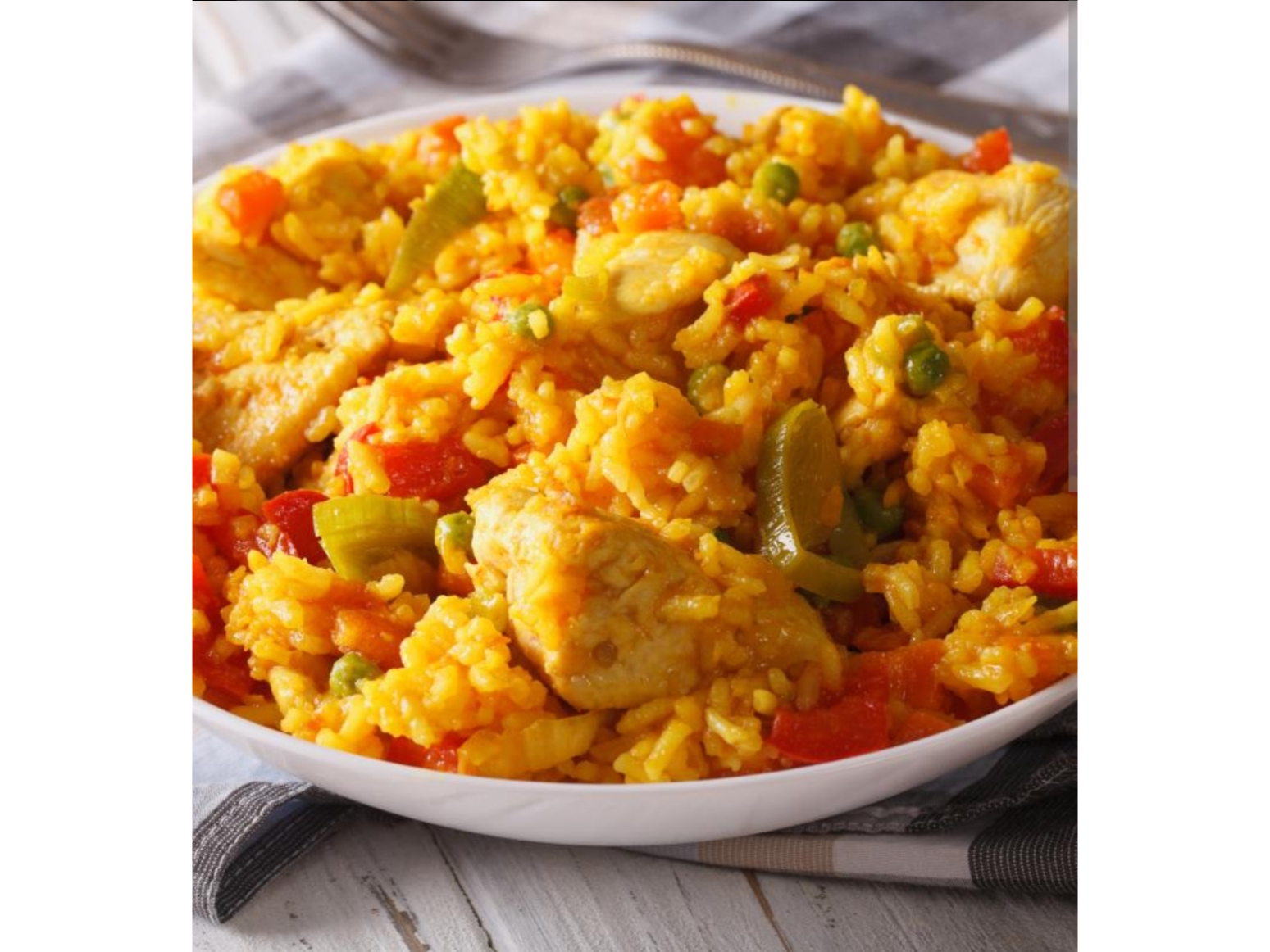 Martes 25. Guiso de Arroz con Pollo