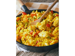 Jueves 21. Risotto de Pollo