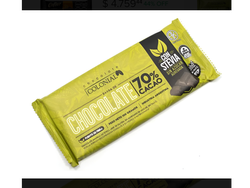 Chocolate al 70% con stevia Colonial