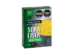 Sopa lista de vegetales
