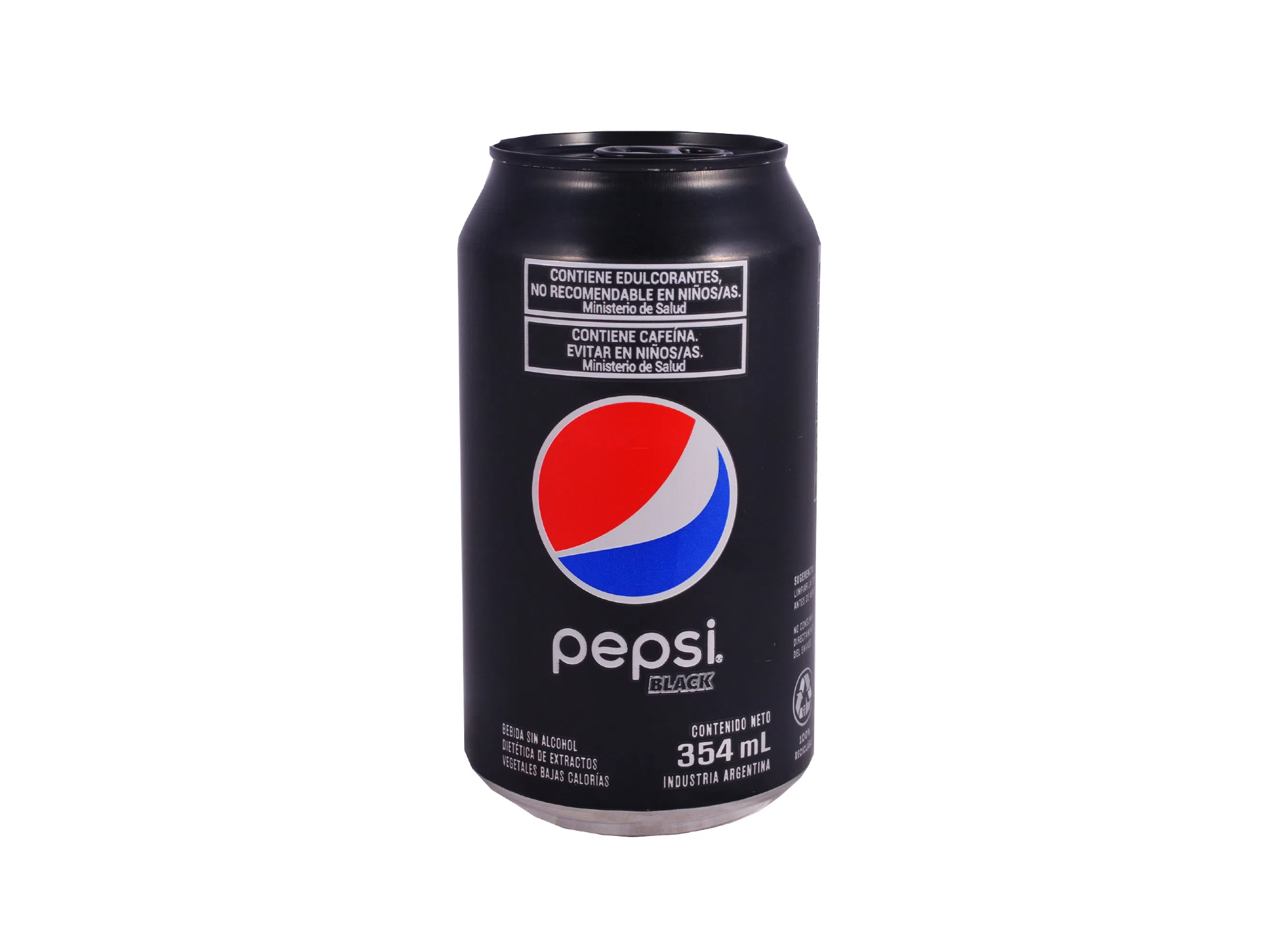 Lata Pepsi black 354ml