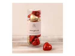 Tubo de Corazones de Chocolates Tikal