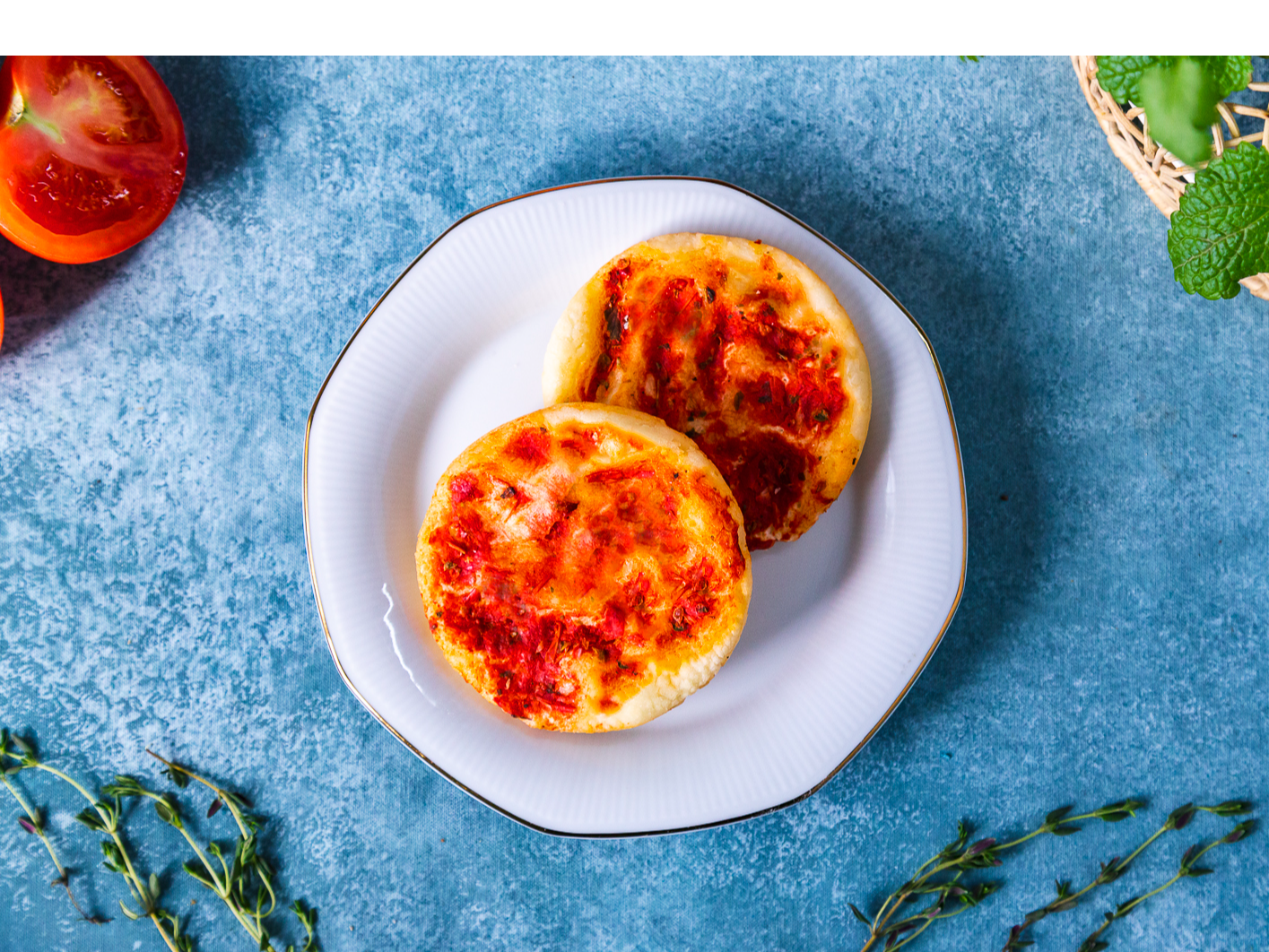 20-Pizzetas de tomate (360 gr. - 6u)