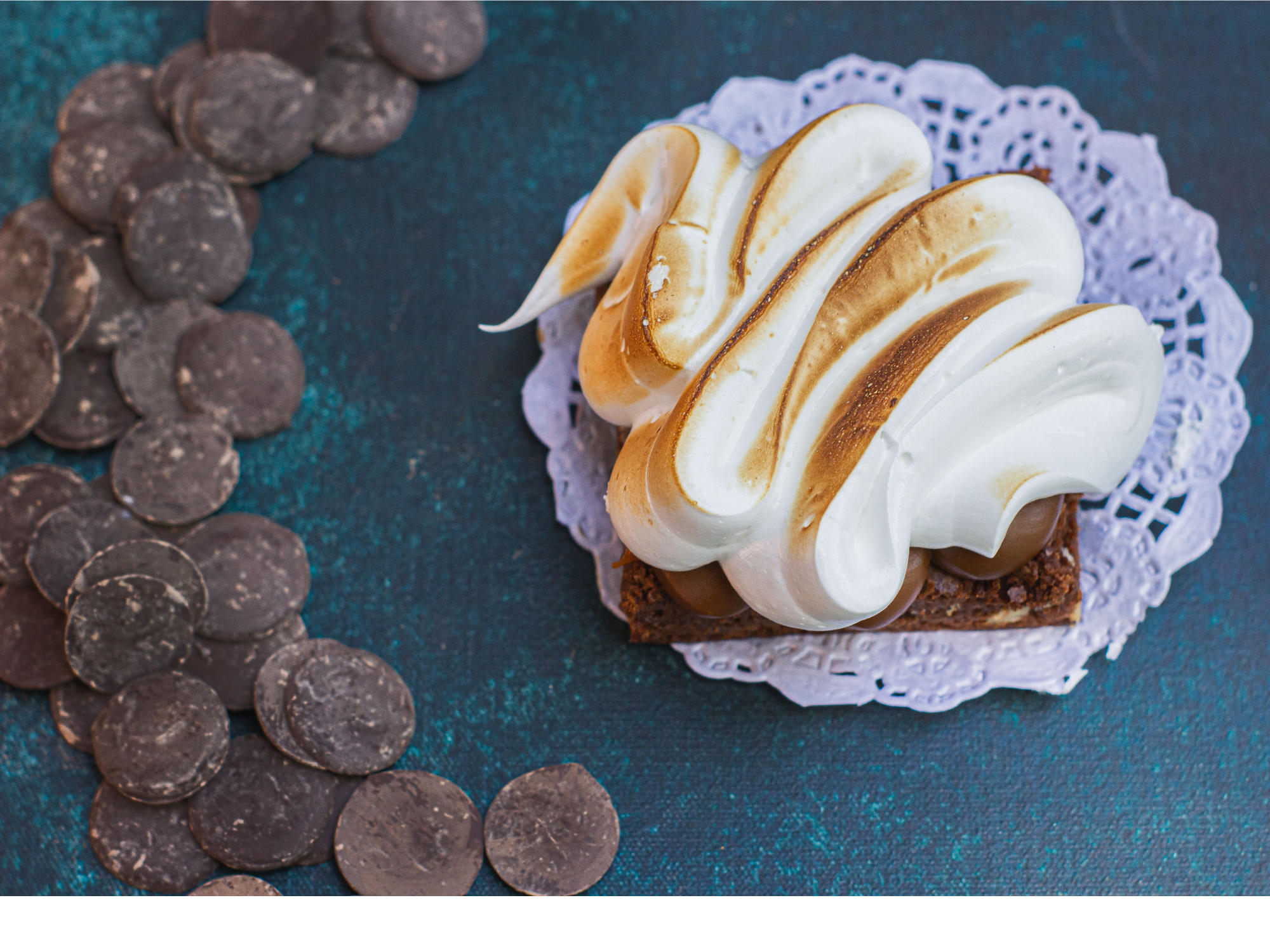 59-Brownie de chocolate y merengue individual de Marie Gluten Free