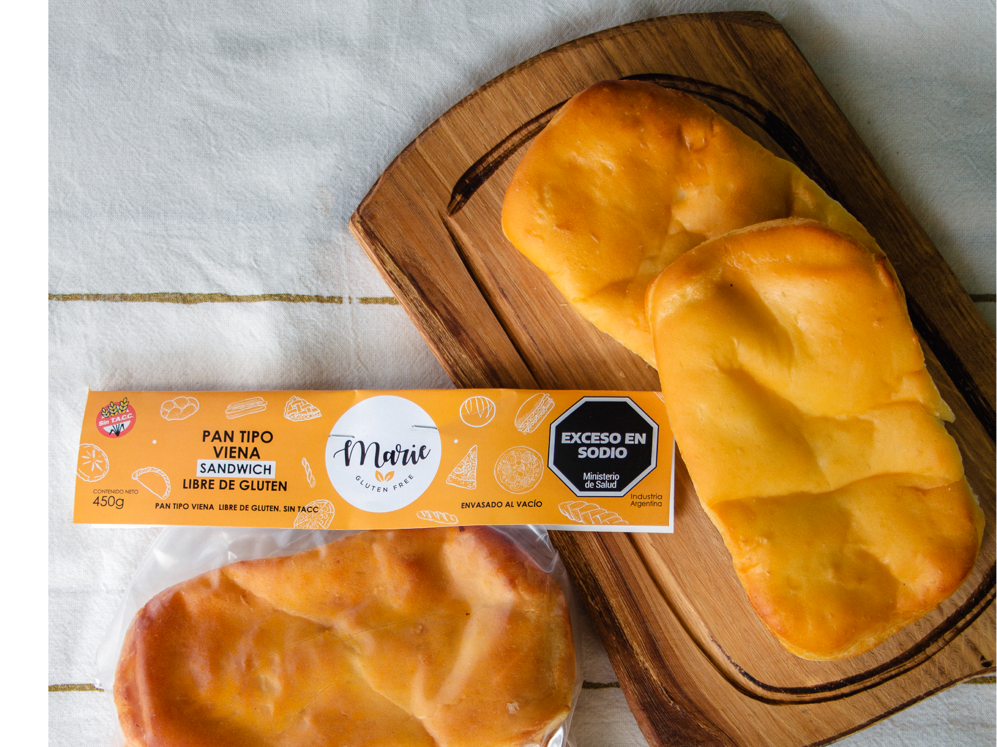 04-Pan viena para sandwich (450 gr. - 3u)