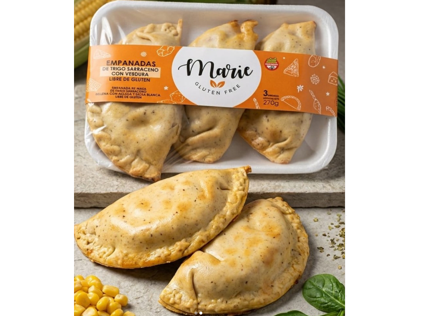 Empanadas sarraceno de verdura (3u) ¡NUEVO!