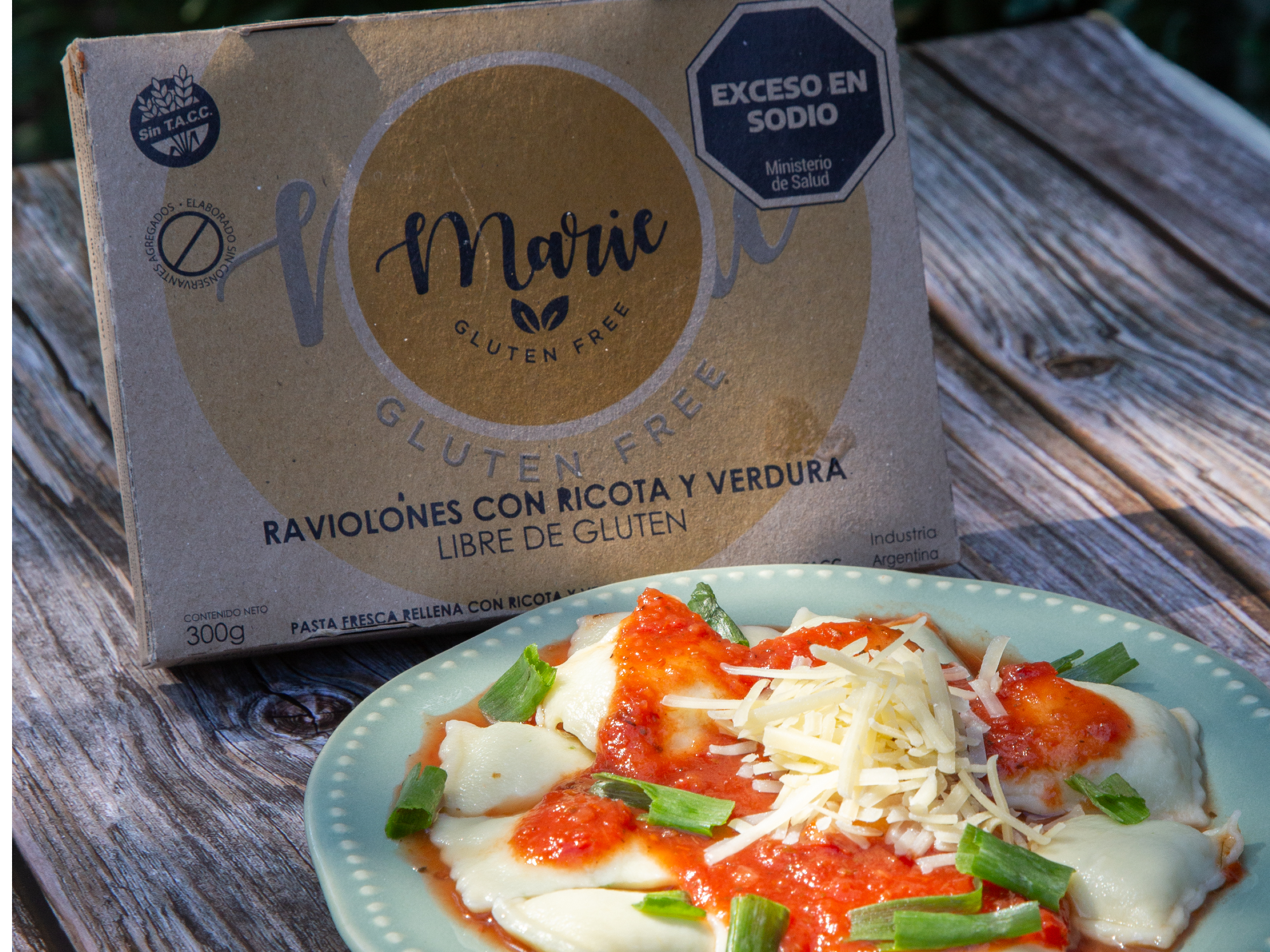 33-Raviolones de ricota y verdura (300 gr.)