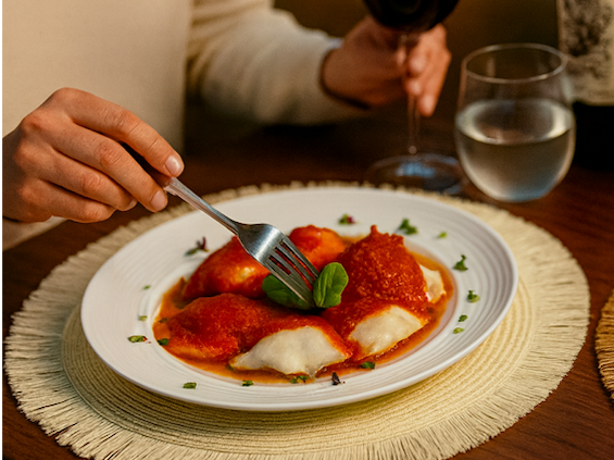 127-Raviolones de pollo competo (x 10 u)