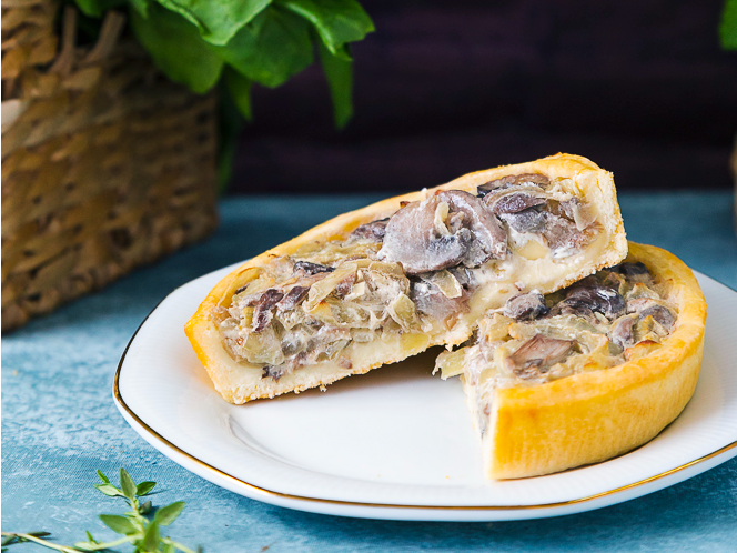 55-Tarta individual de champiñón (280 gr.)