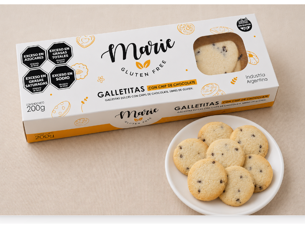 82-Cookies con chip de chocolate (200 gr.)